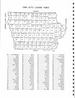 Iowa Auto License Index, Webster County 1968